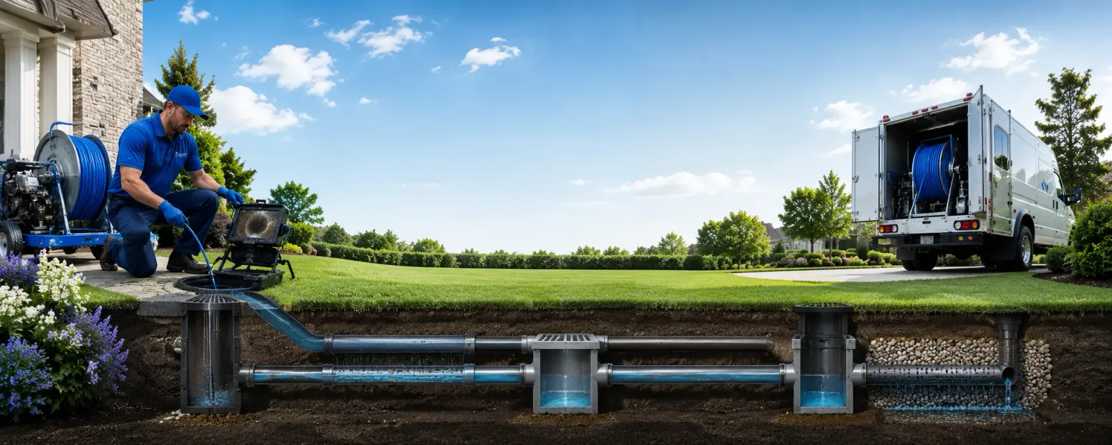 Outdoor drain cleaning information for Thor, IA